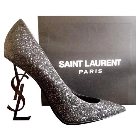 yves saint laurent sparkly high heels|ysl high heels price.